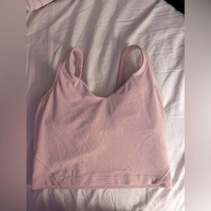 pink lulu align tank